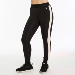SoulCycle x Koral Scuba Legging with Stripe Black